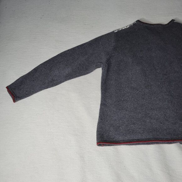 Vtg Orvis Sweater Womens Sz M Novelty Grannycore Embroidered Bird Knit Cardigan - Picture 5 of 16